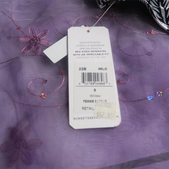 Sunsets California aztec bikini bottom black/white size small - Picture 4 of 4